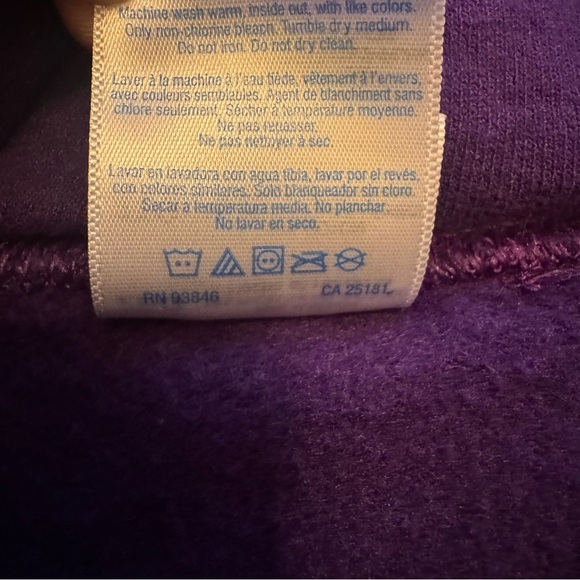 Eldora‎ Speedway Rossburg Ohio Purple Hoodie Gildan Heavy Blend 2XL - Picture 10 of 10